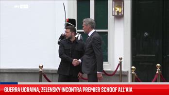 Guerra Ucraina, Zelensky incontra premier Schoof all’Aia