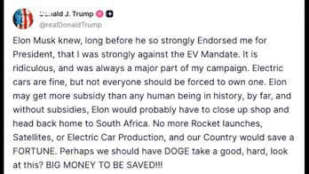 Trump minaccia di tagliare fondi a Tesla