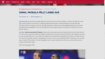 musiala infortunio news