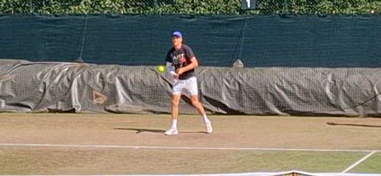 sinner vasami allenamento wimbledon