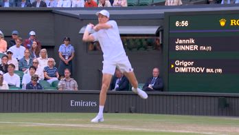 INTV SINNER POST SHELTON SU PROBLEMI GOMITO E GIORNATA 8 LUGLIO WIMBLEDON MICHELA_5356925