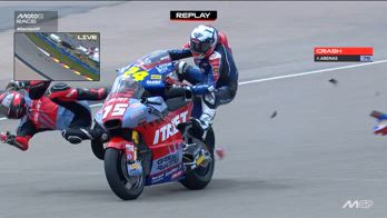 CADUTA FINALE MOTO2