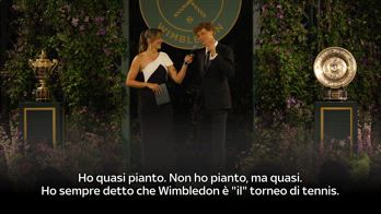 Sinner: "Ho quasi pianto, perché Wimbledon è IL torneo"