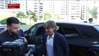COLL PEPPE MODRIC ARRIVO CASA MILAN