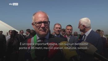 Ponte Tor Vergata, Gualtieri: opera finita in tempo record