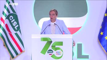 ERROR! Meloni al congresso Cisl: Guerra dei dazi dannosa per i lavoratori
