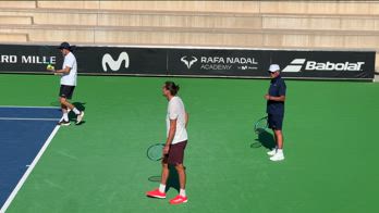 Zverev, allenamento sotto la guida di Toni Nadal