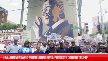 Proteste contro Trump, in onore dell’eredità di John Lewis