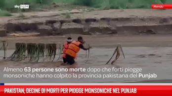 Pakistan, decine di morti per piogge monsoniche nel Punjab
