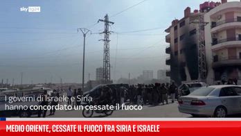Medio Oriente, cessate il fuoco tra Siria e Israele
