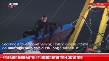 Naufragio di un battello turistico in Vietnam, 38 vittime