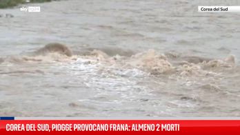 Corea del Sud, piogge provocano frana: almeno 2 morti