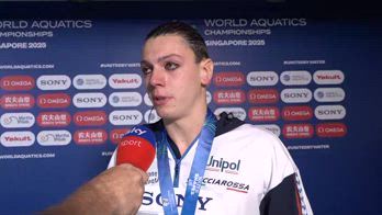 INTV PELATI POST BRONZO NUOTO ARTISTICO SOLO LIBERO M