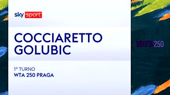 Cocciaretto-Golubic: highlights Wta Praga