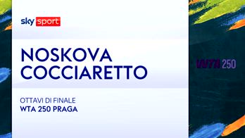 Cocciaretto-Noskova: highlights Wta Praga
