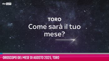 Oroscopo del mese di Agosto 2025, Toro