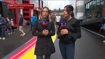 GP Belgio: Hamilton, Antonelli e Alonso dalla pit lane