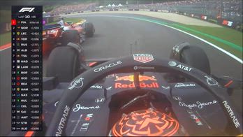 Leclerc-Verstappen: il ruota a ruota a Pouhon