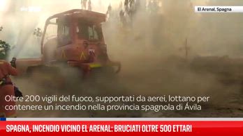 Incendio minaccia El Arenal in Spagna centrale