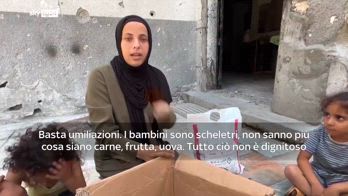 Le mamme di Gaza: scatole di hummus, ma i nostri figli sono ossa
