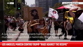 Los Angeles, marcia contro Trump