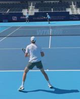 sinner atp cincinnati allenamento video
