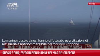 Russia e Cina, esercitazioni marine nel Mar del Giappone