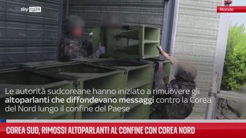 Corea Sud, rimossi altoparlanti al confine con Corea Nord