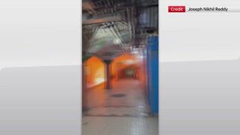 Usa, incendio sotto un treno pendolari nel New Jersey