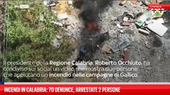 ERROR! Incendi in Calabria: 70 denunce, arrestati 2 incendiari