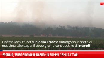 Francia, terzo giorno di incendi: in fiamme 15mila ettari