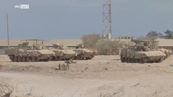 Gaza, carri armati dell'esercito di Israele al confine