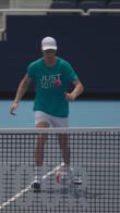 sinner atp cincinnati allenamento video