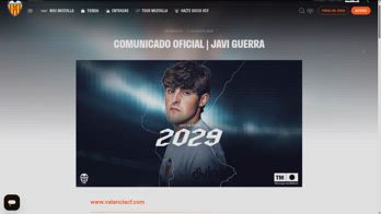 WARN! - javi guerra rinnovo valencia