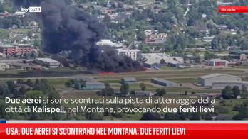 Usa, due aerei si scontrano nel Montana: due feriti lievi
