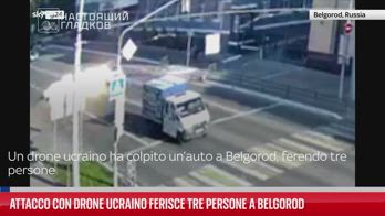 Attacco con drone ucraino ferisce tre persone a Belgorod