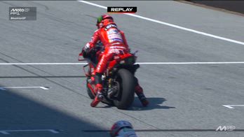 bagnaia ducati gp austria prova partenza