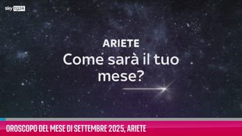 Oroscopo del mese di Settembre 2025, Ariete