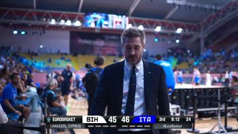 italia bosnia pozzecco espulso video