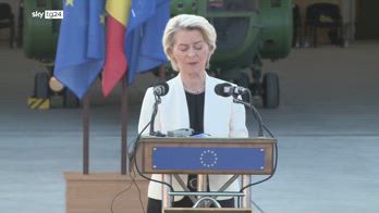Von der Leyen in visita nei paesi confinanti con Ucraina e Bielorussia