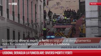 Lisbona, deraglia la funicolare: diversi morti e feriti