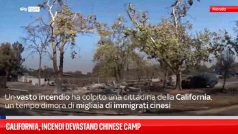 California, incendi devastano Chinese Camp