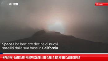 SpaceX, lanciati nuovi satelliti dalla base in California