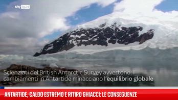 Antartide, caldo estremo e ritiro ghiacci: le conseguenze