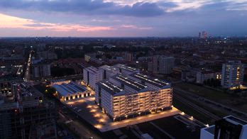 CLIP TIME-LAPSE COSTRUZIONE VILLAGGIO OLIMPICO_5546637