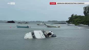 Bermuda, l'uragano Humberto colpisce l'isola dei Caraibi