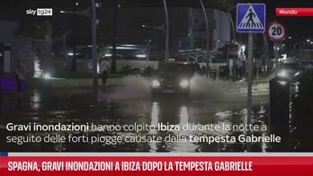 Spagna, gravi inondazioni a Ibiza dopo tempesta Gabrielle