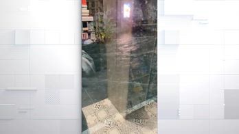 Maltempo ad Agrigento, via Atenea trasformata in un fiume in piena