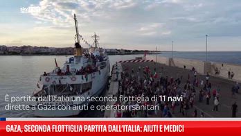 Gaza, seconda flottiglia partita dall’Italia: aiuti e medici