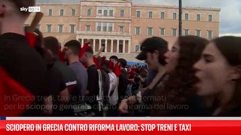 Grecia, protesta contro proposta 13h lavoro giornaliero